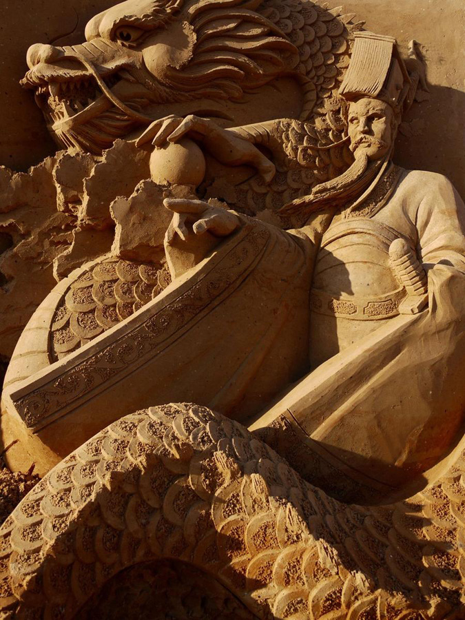 Фотография: Удивительные песчаные скульптуры от китайского мастера №6 - BigPicture.ru