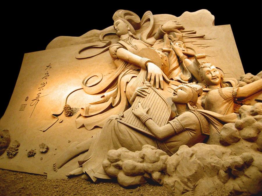 Фотография: Удивительные песчаные скульптуры от китайского мастера №7 - BigPicture.ru