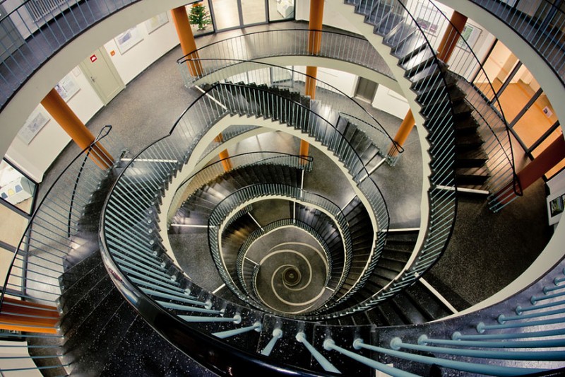 Фотография: Калейдоскоп спиральных лестниц №1 - BigPicture.ru