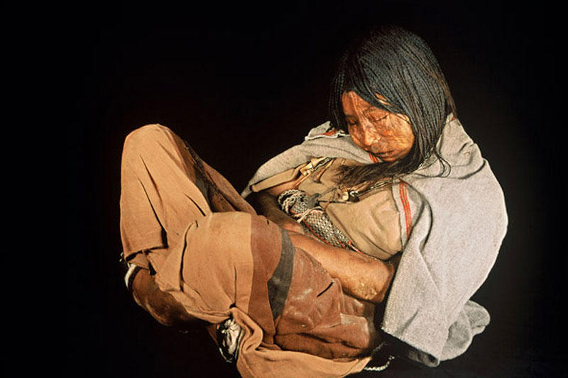 Фотография: Невероятное открытие археологов: девочка из племени инков, которой более 500 лет №8 - BigPicture.ru