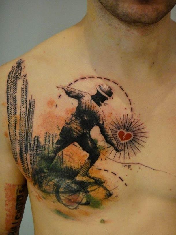 Фотография: Шедевральные татуировки от французского тату-мастера №17 - BigPicture.ru