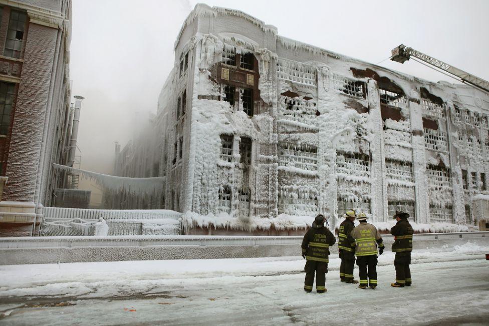 Фотография: Чикагское ледяное пожарище №10 - BigPicture.ru