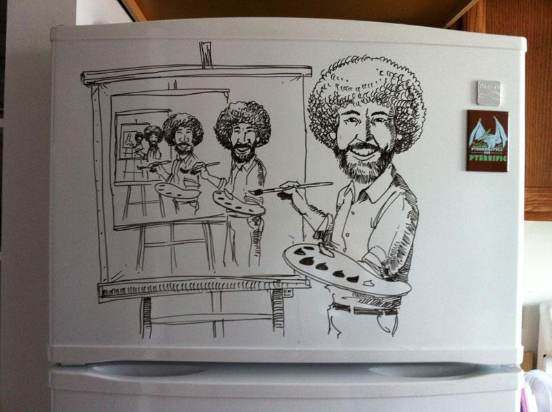 Фотография: Рисунки на холодильнике №7 - BigPicture.ru