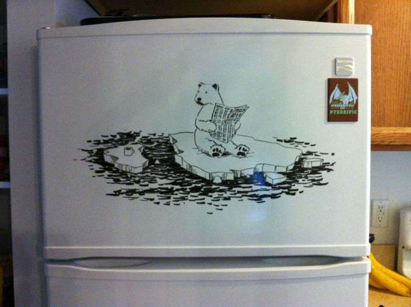 Фотография: Рисунки на холодильнике №10 - BigPicture.ru