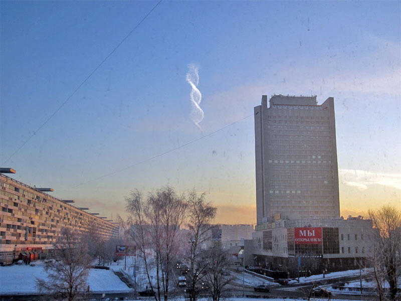 Фотография: Загадочное облако в виде двойной спирали №2 - BigPicture.ru