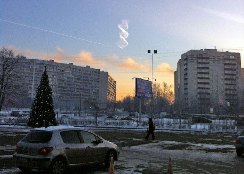 Фотография: Загадочное облако в виде двойной спирали №3 - BigPicture.ru