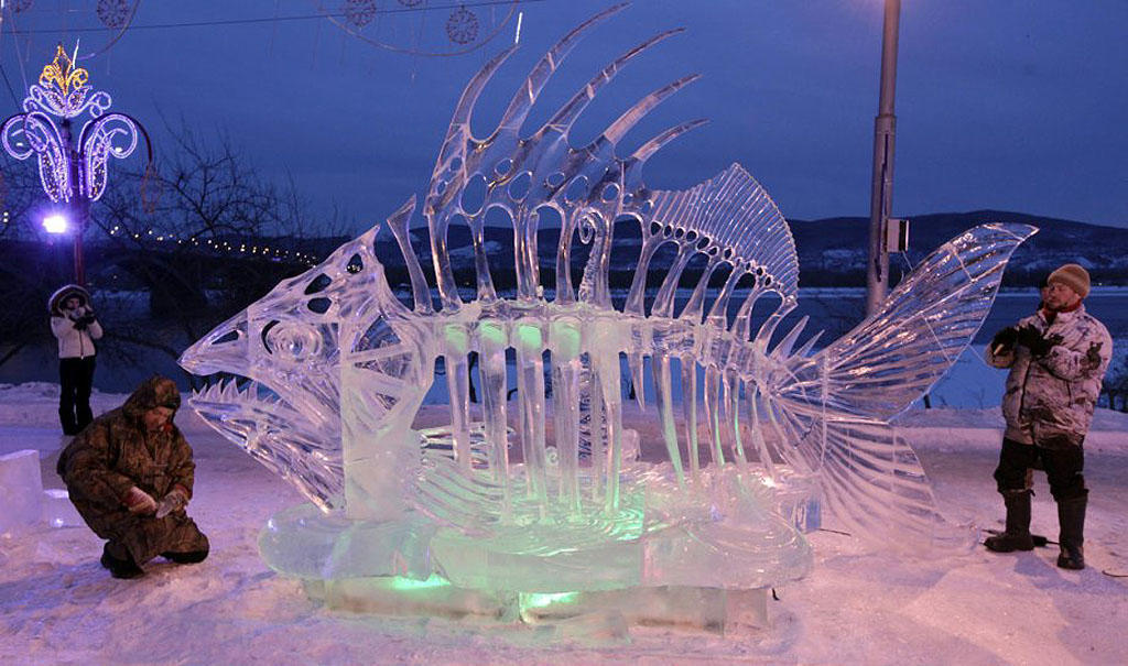 Фотография: 15 шедевров ледяной скульптуры №6 - BigPicture.ru