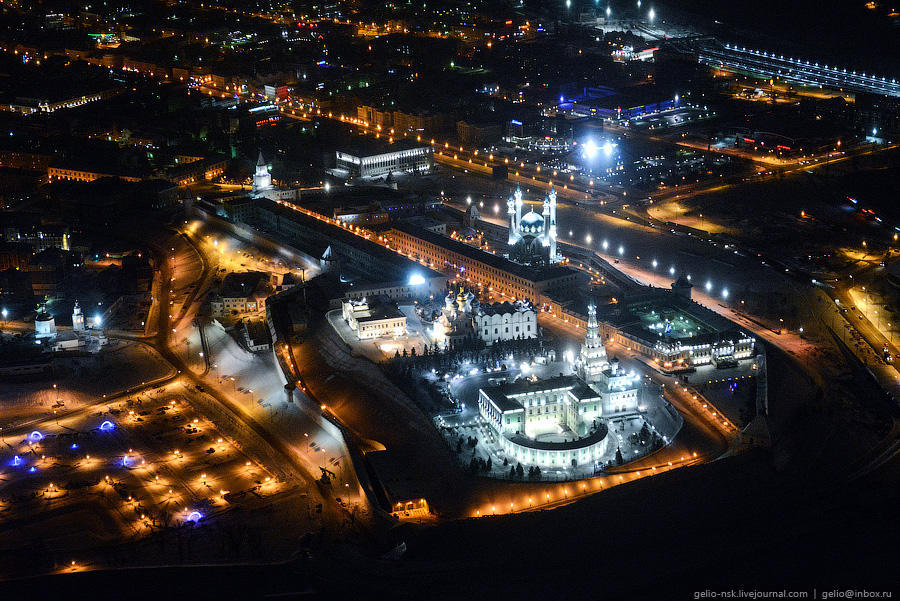 Фотография: Ночная Казань с вертолета №10 - BigPicture.ru