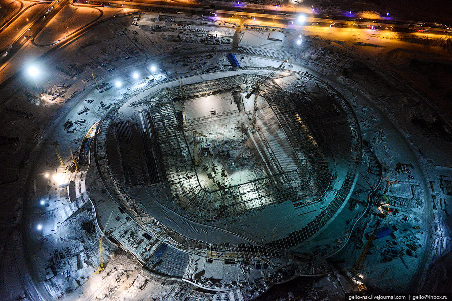 Фотография: Ночная Казань с вертолета №18 - BigPicture.ru