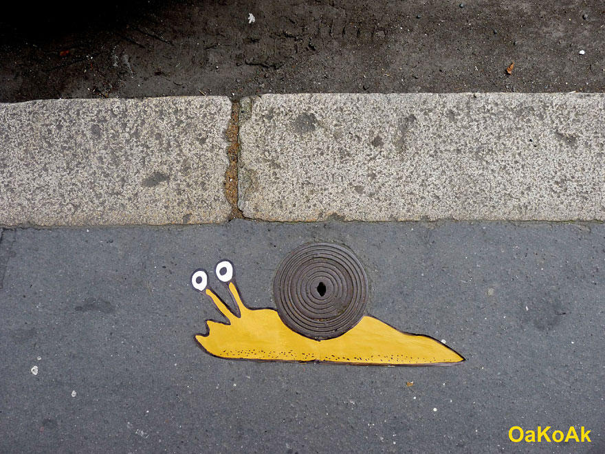 Фотография: Умный французский стрит-арт от OakoAk №8 - BigPicture.ru