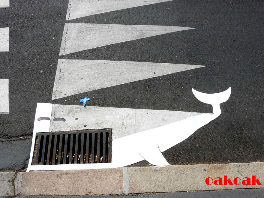 Фотография: Умный французский стрит-арт от OakoAk №24 - BigPicture.ru