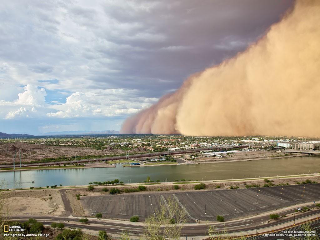 Фотография: Впечатляющие песчаные бури №3 - BigPicture.ru