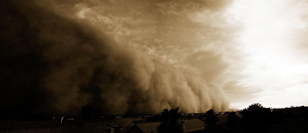 Фотография: Впечатляющие песчаные бури №13 - BigPicture.ru
