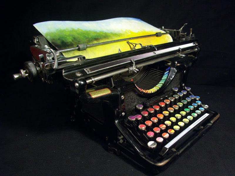 Фотография: Цветная печатная машинка от Тайри Каллахан №2 - BigPicture.ru