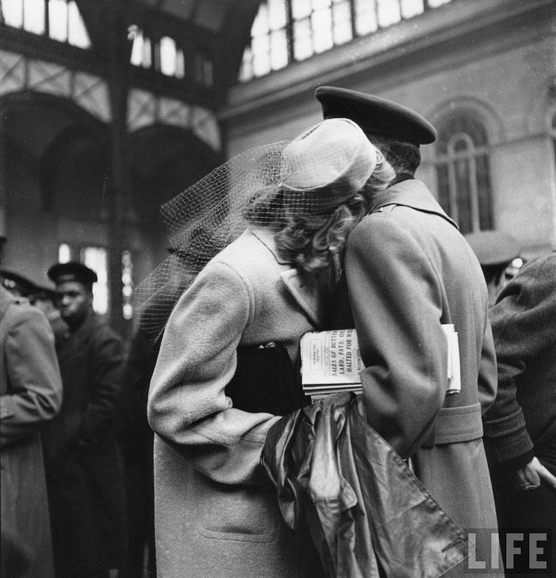 Фотография: Прощание американки. Пенсильванский вокзал. 1943 №18 - BigPicture.ru