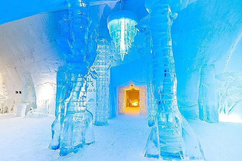 Фотография: Волшебный ледяной отель в Канаде по мотивам произведения Жюля Верна №1 - BigPicture.ru