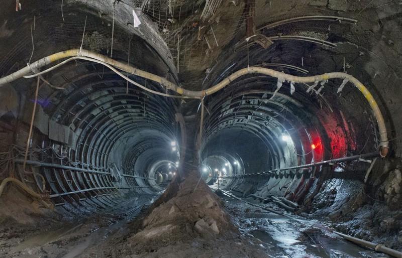 Фотография: Строительство тоннелей метро в Нью-Йорке №1 - BigPicture.ru