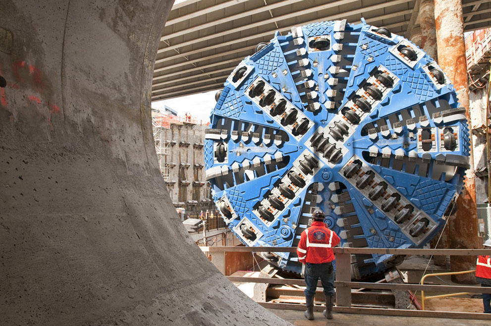 Фотография: Строительство тоннелей метро в Нью-Йорке №3 - BigPicture.ru