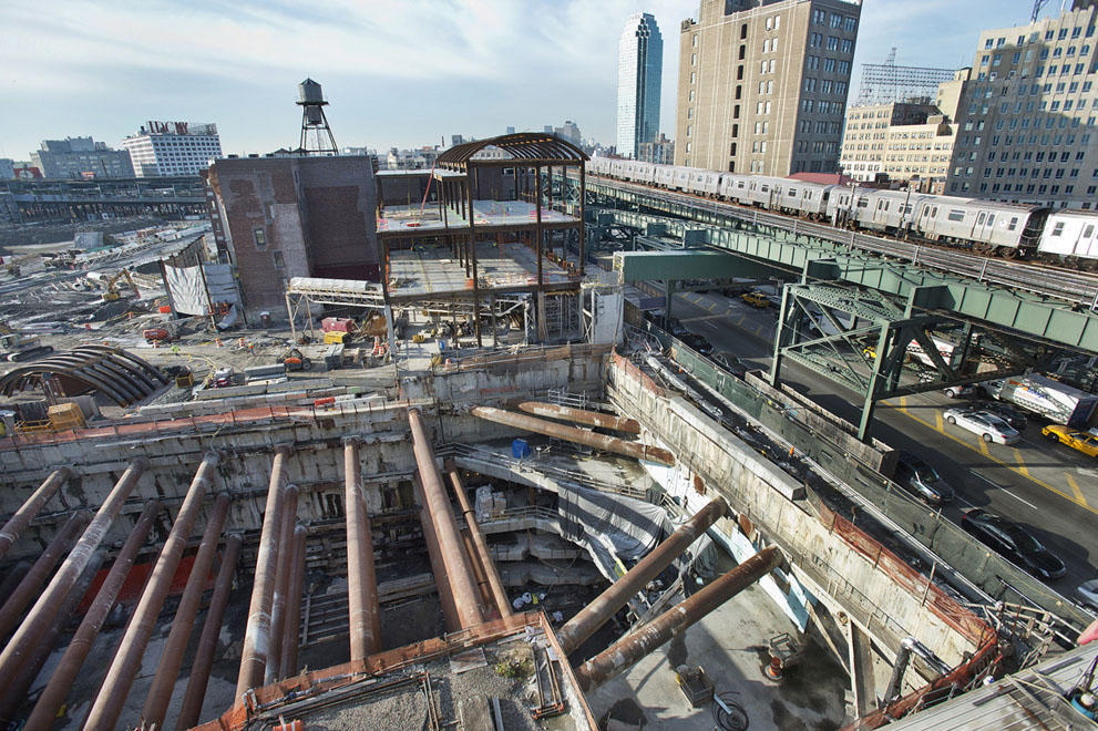 Фотография: Строительство тоннелей метро в Нью-Йорке №9 - BigPicture.ru