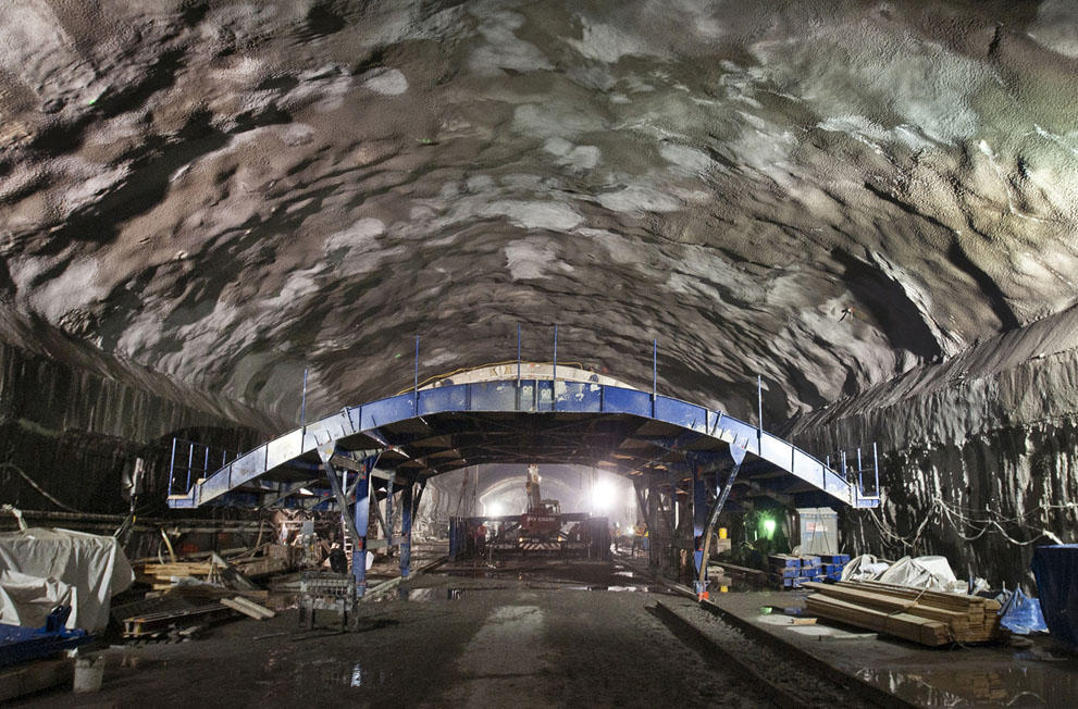 Фотография: Строительство тоннелей метро в Нью-Йорке №12 - BigPicture.ru