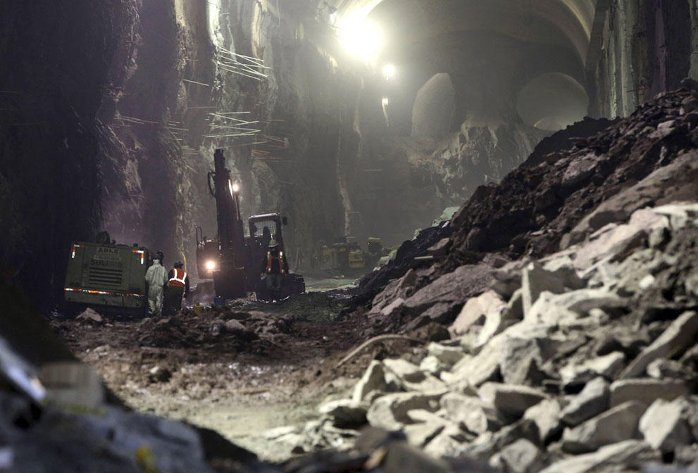 Фотография: Строительство тоннелей метро в Нью-Йорке №14 - BigPicture.ru