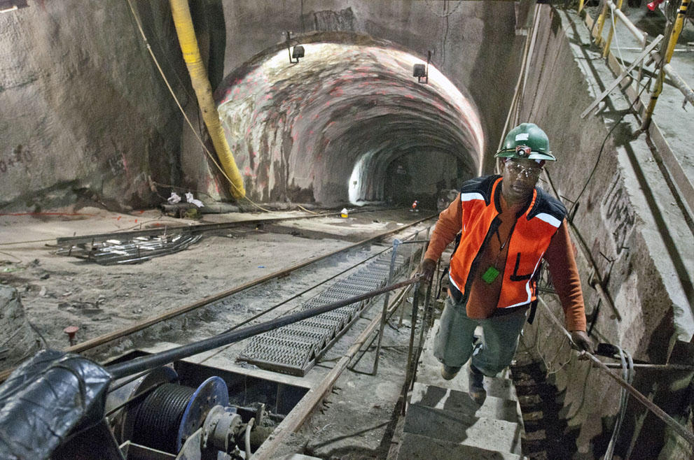 Фотография: Строительство тоннелей метро в Нью-Йорке №15 - BigPicture.ru