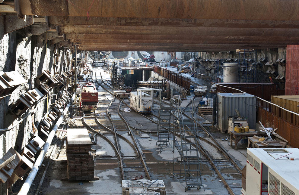 Фотография: Строительство тоннелей метро в Нью-Йорке №18 - BigPicture.ru