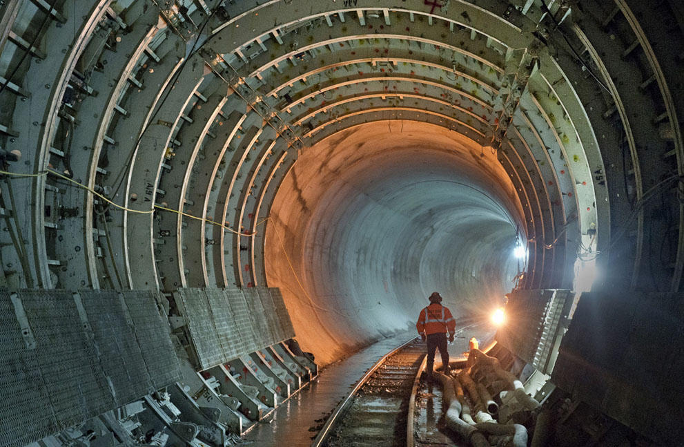 Фотография: Строительство тоннелей метро в Нью-Йорке №25 - BigPicture.ru