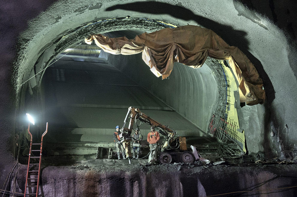 Фотография: Строительство тоннелей метро в Нью-Йорке №26 - BigPicture.ru