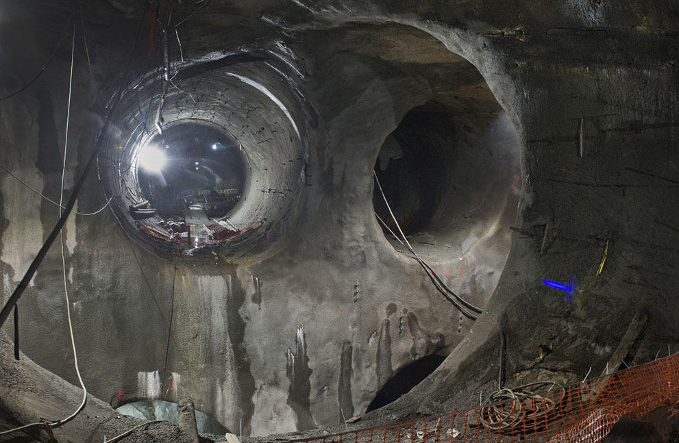 Фотография: Строительство тоннелей метро в Нью-Йорке №27 - BigPicture.ru