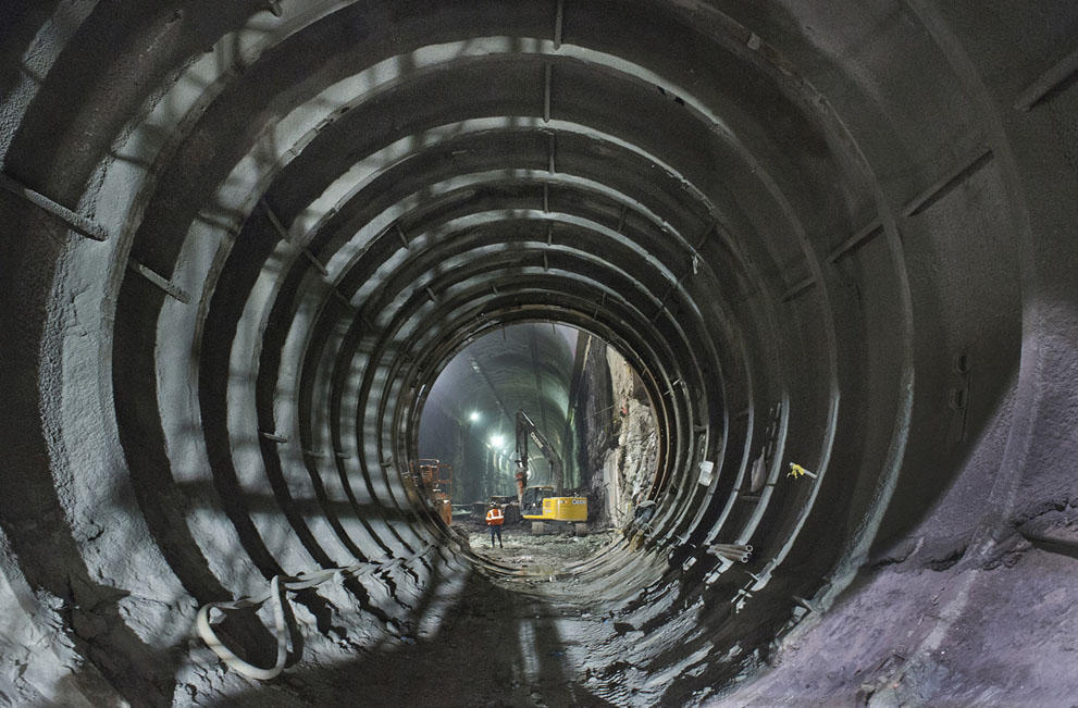 Фотография: Строительство тоннелей метро в Нью-Йорке №29 - BigPicture.ru