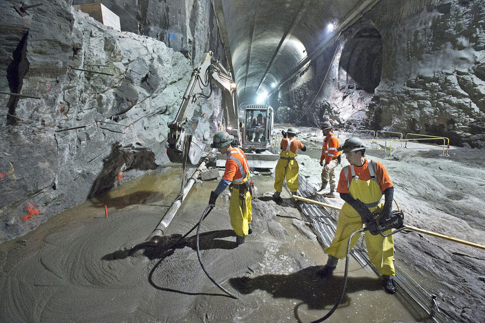 Фотография: Строительство тоннелей метро в Нью-Йорке №31 - BigPicture.ru