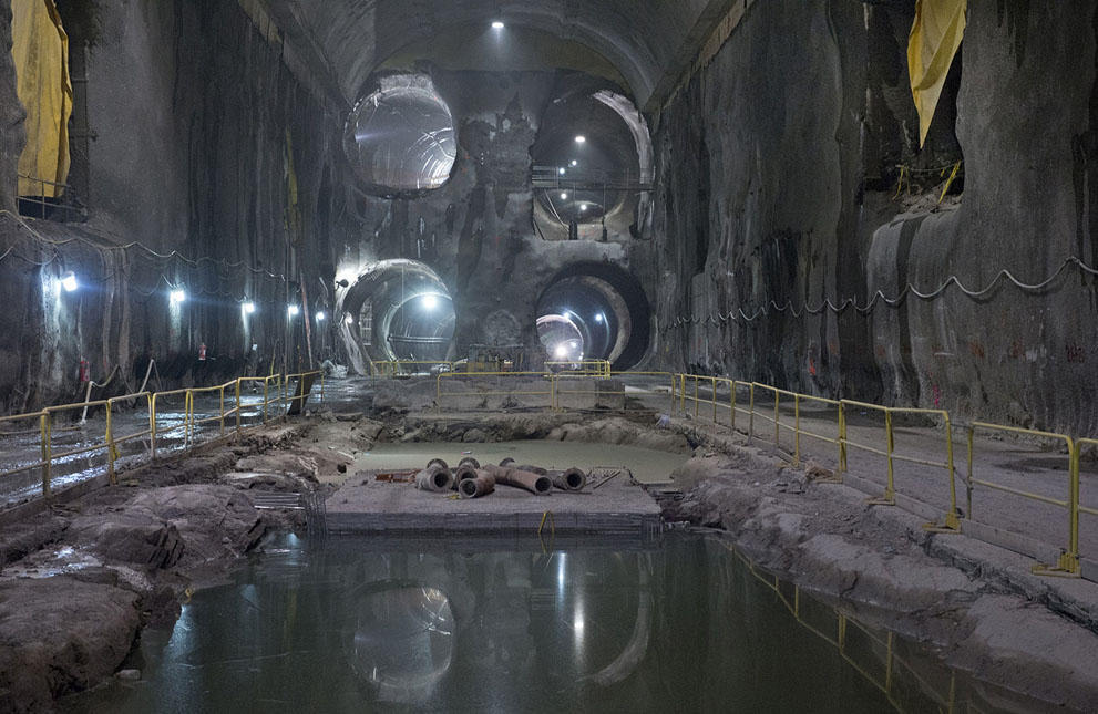 Фотография: Строительство тоннелей метро в Нью-Йорке №32 - BigPicture.ru