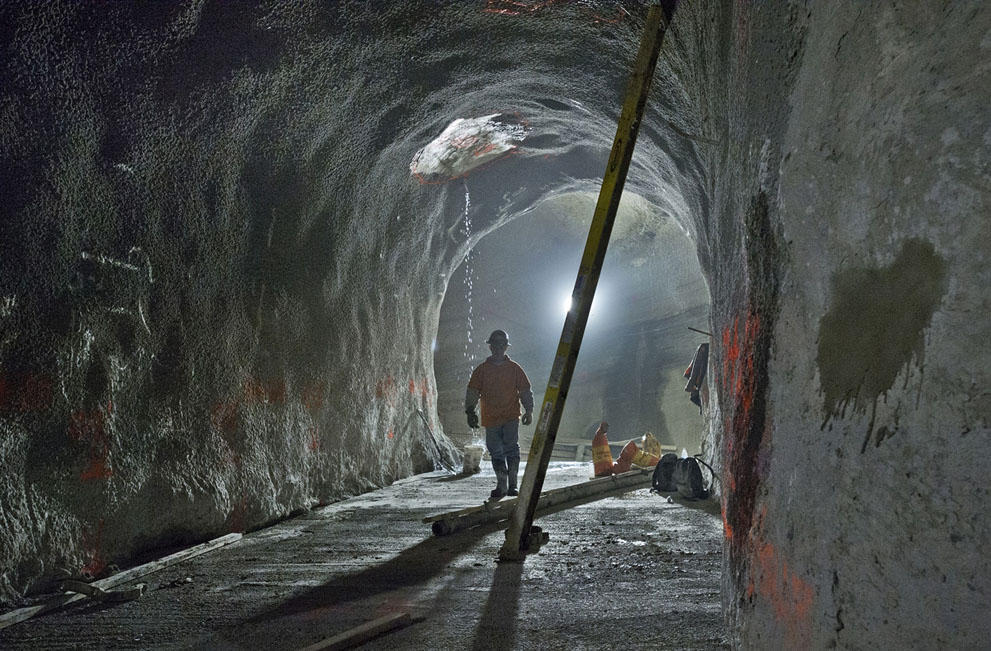 Фотография: Строительство тоннелей метро в Нью-Йорке №34 - BigPicture.ru