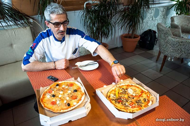 Фотография: Итальянский повар распробовал белорусскую пиццу №32 - BigPicture.ru