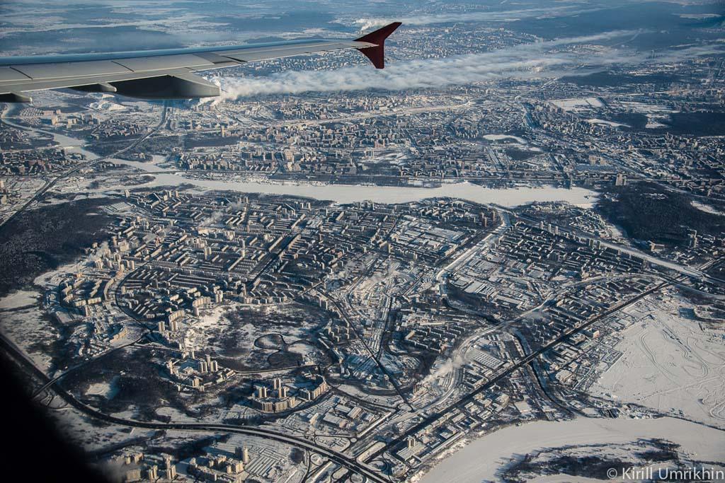 Фотография: Под крылом самолета - Москва №14 - BigPicture.ru
