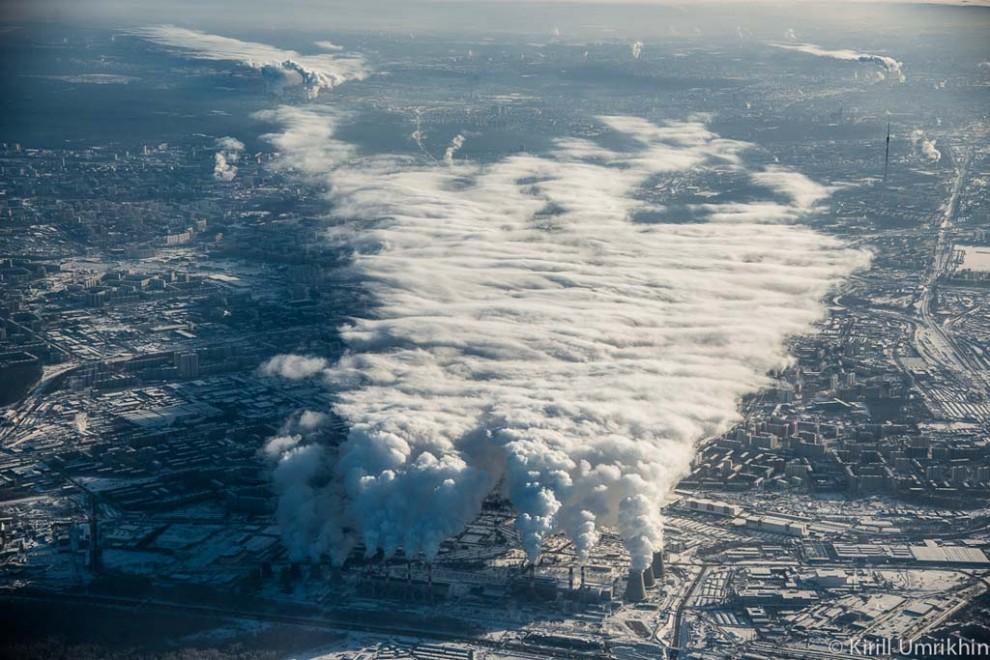 Москва ночью с самолета фото реальные