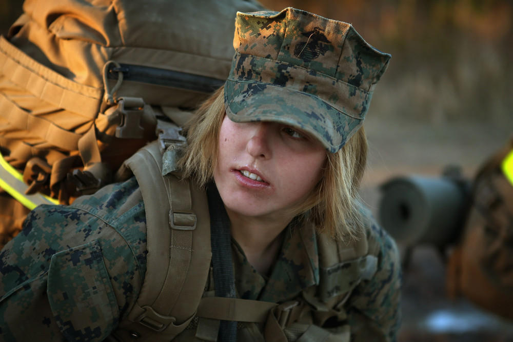 Фотография: Боевая подготовка женщин-морских пехотинцев США №16 - BigPicture.ru
