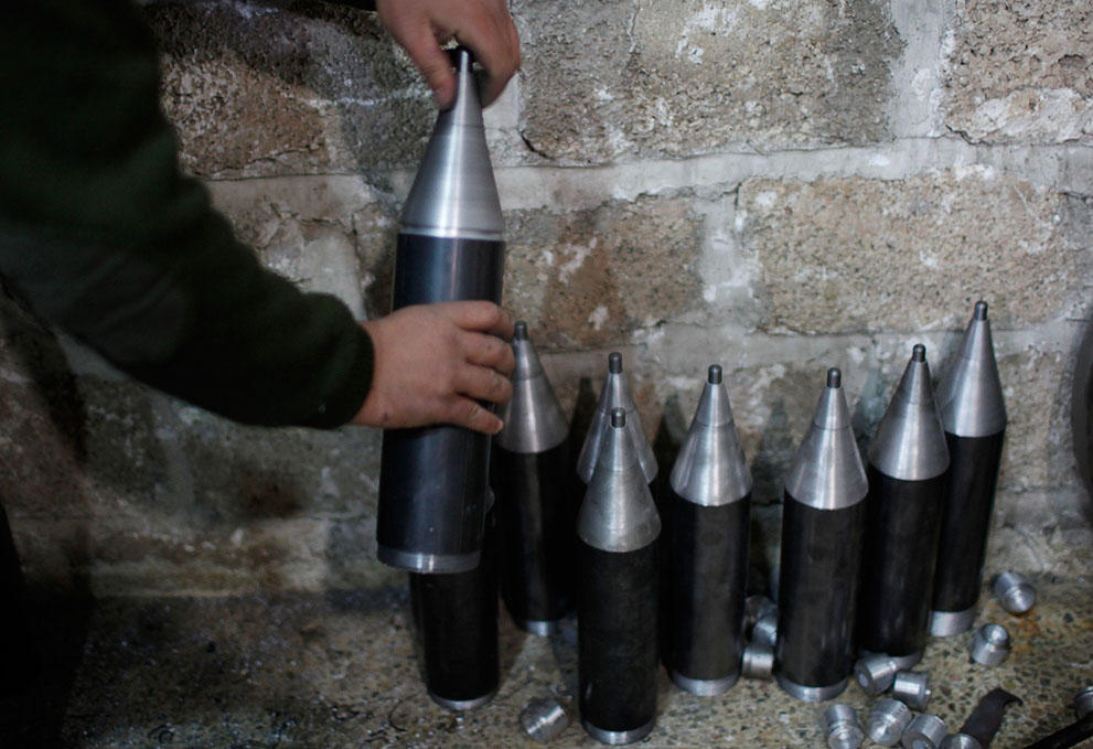Фотография: Самодельное оружие сирийских повстанцев №14 - BigPicture.ru
