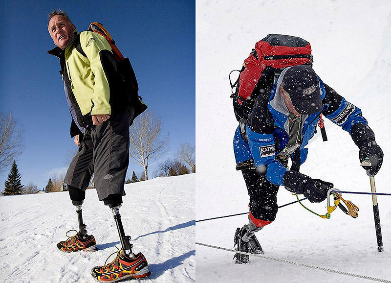 Фотография: Марк Инглис: первый альпинист, покоривший Эверест без ног №1 - BigPicture.ru