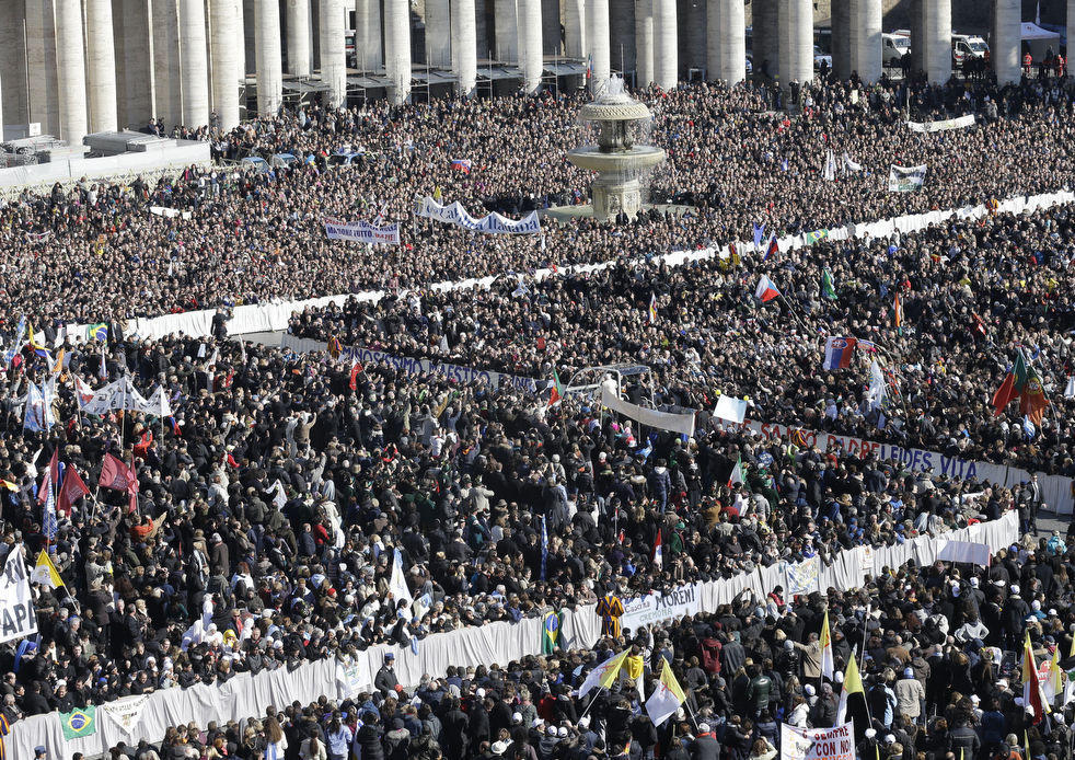 Фотография: Последняя всеобщая аудиенция Папы Бенедикта XVI №30 - BigPicture.ru