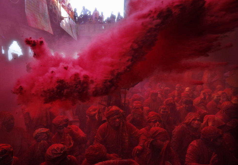 Фотография: Празднование фестиваля Холи в Индии №2 - BigPicture.ru