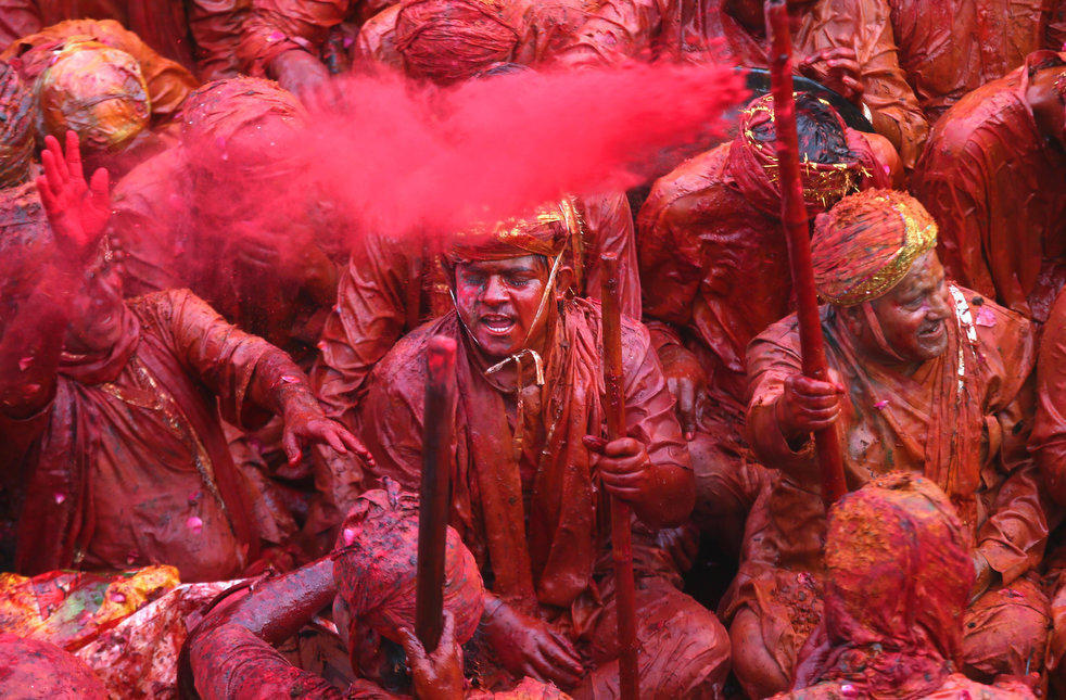 Фотография: Празднование фестиваля Холи в Индии №14 - BigPicture.ru