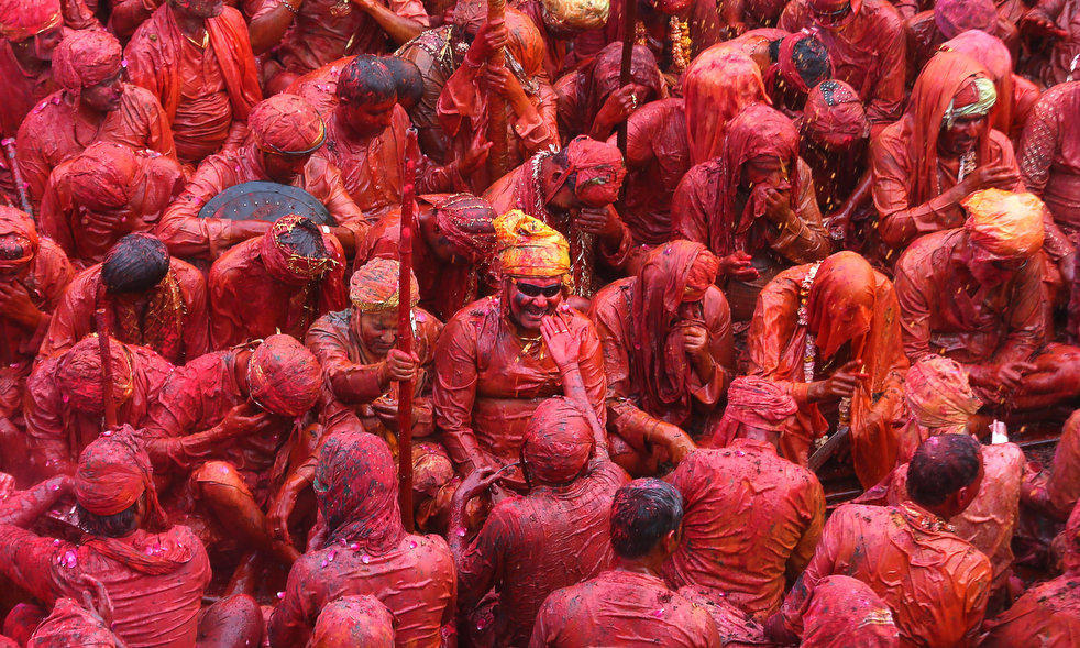 Фотография: Празднование фестиваля Холи в Индии №15 - BigPicture.ru