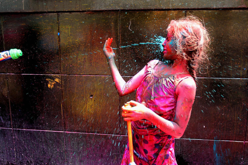 Фотография: Празднование фестиваля Холи в Индии №45 - BigPicture.ru