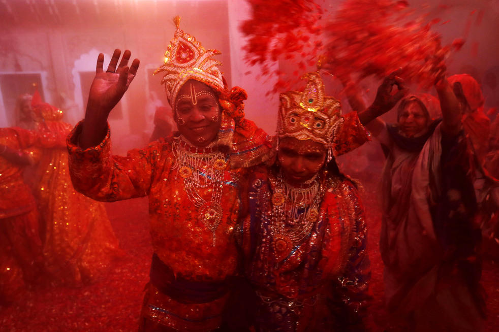 Фотография: Празднование фестиваля Холи в Индии №48 - BigPicture.ru