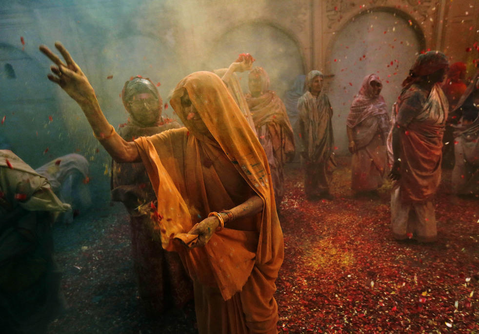 Фотография: Празднование фестиваля Холи в Индии №49 - BigPicture.ru