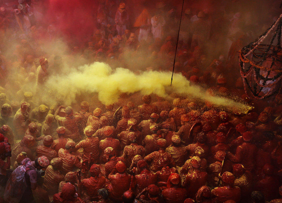 Фотография: Празднование фестиваля Холи в Индии №6 - BigPicture.ru