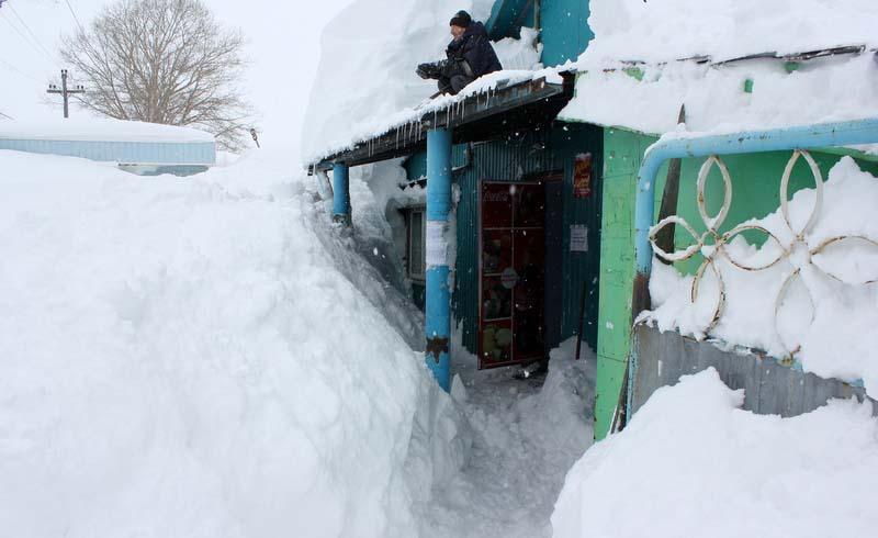 Фотография: Последствия сильнейшего снегопада на Сахалине №2 - BigPicture.ru