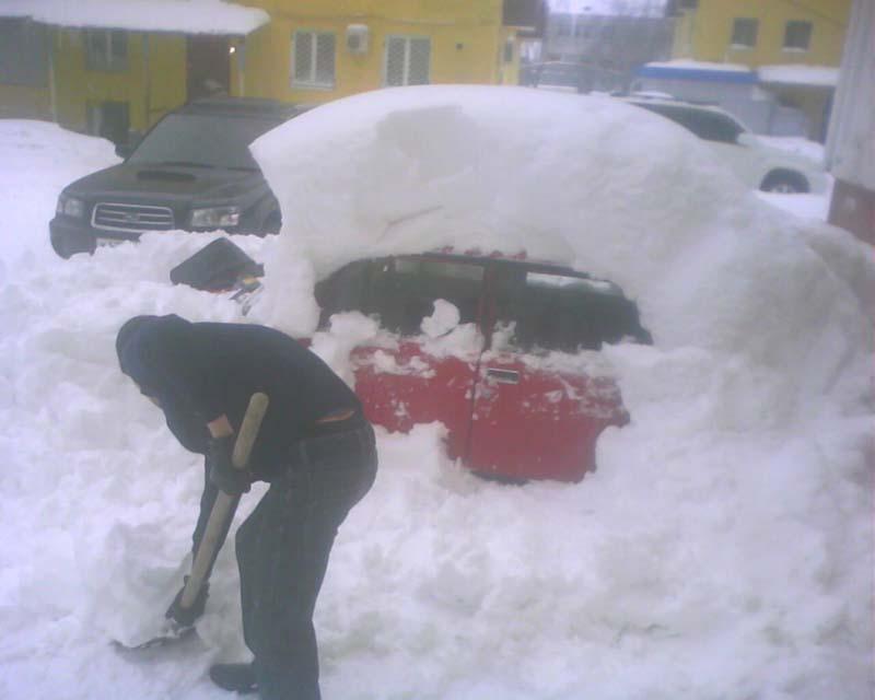 Фотография: Последствия сильнейшего снегопада на Сахалине №6 - BigPicture.ru